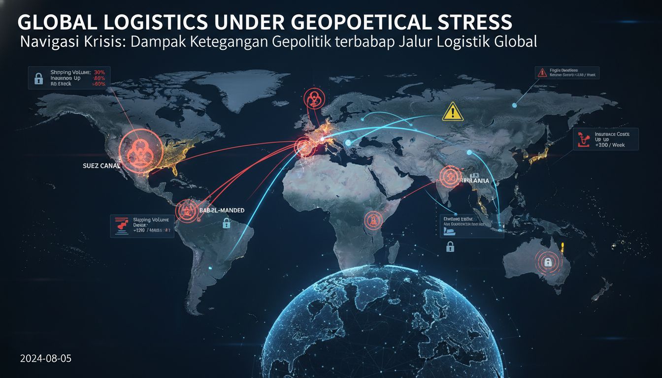 Navigasi Krisis: Dampak Ketegangan Geopolitik terhadap Jalur Logistik Global